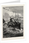 Boat of the Deerhound Rescuing Captain Semmes, American Civil War by Anonymous