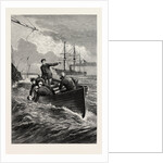 Boat of the Deerhound Rescuing Captain Semmes, American Civil War by Anonymous