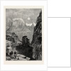 View in Utah: Temple of the Virgin Mu-Koon-Tu-Weap Valley by Anonymous