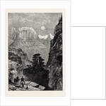 View in Utah: Temple of the Virgin Mu-Koon-Tu-Weap Valley by Anonymous