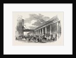 New Iron Railway Viaduct, at Manchester by Anonymous