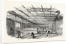 The Great Exhibition: The Building of the Crystal Palace, the South Aisle Looking West, London by Anonymous