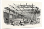 The Great Exhibition: The Building of the Crystal Palace, the South Aisle Looking West, London by Anonymous