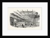The Great Exhibition: The Building of the Crystal Palace, the South Aisle Looking West, London by Anonymous