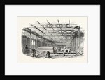 The Great Exhibition: The Building of the Crystal Palace, the South Aisle Looking West, London by Anonymous