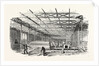 The Great Exhibition: The Building of the Crystal Palace, the South Aisle Looking West, London by Anonymous