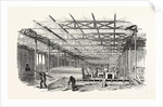 The Great Exhibition: The Building of the Crystal Palace, the South Aisle Looking West, London by Anonymous