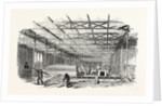 The Great Exhibition: The Building of the Crystal Palace, the South Aisle Looking West, London by Anonymous