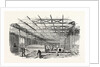 The Great Exhibition: The Building of the Crystal Palace, the South Aisle Looking West, London by Anonymous