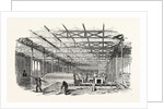 The Great Exhibition: The Building of the Crystal Palace, the South Aisle Looking West, London by Anonymous