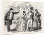Scene from the New Comedy of the Old Love and the New, at Drury Lane Theatre, London by Anonymous