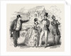 Scene from the New Comedy of the Old Love and the New, at Drury Lane Theatre, London by Anonymous