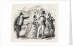 Scene from the New Comedy of the Old Love and the New, at Drury Lane Theatre, London by Anonymous