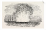 Explosion of the Portuguese Frigate Donna Maria II at Typa by Anonymous