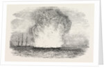 Explosion of the Portuguese Frigate Donna Maria II at Typa by Anonymous