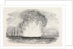 Explosion of the Portuguese Frigate Donna Maria II at Typa by Anonymous