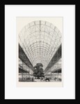 The Great Exhibition, Interior of the Transept of the Crystal Palace, London. View Looking North by Anonymous