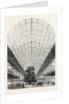 The Great Exhibition, Interior of the Transept of the Crystal Palace, London. View Looking North by Anonymous