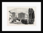 College of the Propaganda at Rome, Sketched from the Piazza Di Spagna, Italy by Anonymous