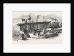 Launch of the Marion Macintyre, and Part of the Ship Iron Frame, at Messrs Jordan and Getley's Building Yard Liverpool by Anonymous