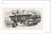 Launch of the Marion Macintyre, and Part of the Ship Iron Frame, at Messrs Jordan and Getley's Building Yard Liverpool by Anonymous