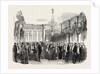 The Oak Dining Room: The Earl of Clarendon and the Lord Mayor of Dublin, Ireland by Anonymous