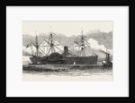 The United States Mail Steamship the Atlantic Being Towed to Her Moorings Opposite Haulbowline, Queenstown, New Zealand by Anonymous