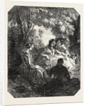 Don Scipio Relating His Adventures to Gil Blas and His Wife, from a Sketch by T. Uwins, R.A. by Anonymous