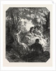 Don Scipio Relating His Adventures to Gil Blas and His Wife, from a Sketch by T. Uwins, R.A. by Anonymous