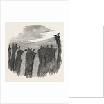 Climbing the Mont Blanc: The Party Crossing the Glacier Des Bossons, Alps, French Alps, France by Anonymous