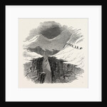 Climbing the Mont Blanc: Accident Near the Glacier De Tacounag, Alps, French Alps, France by Anonymous