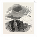 Climbing the Mont Blanc: Accident Near the Glacier De Tacounag, Alps, French Alps, France by Anonymous