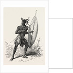 Zulu Warrior, Kaffraria, South Africa by Anonymous