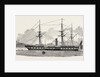 The Turkish Steam Frigate Feiza Baari at Southampton by Anonymous