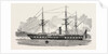 The Turkish Steam Frigate Feiza Baari at Southampton by Anonymous