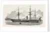 The Turkish Steam Frigate Feiza Baari at Southampton by Anonymous
