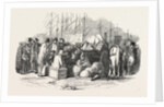 Arrival of Emigrants at Cork, a Scene on the Quay, Ireland by Anonymous