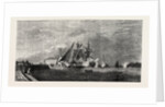 Exhibition of the Society of Painters in Water Colours, Vessels Leaving the Harbour of Great Yarmouth by Anonymous