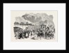 Ascot Races, 1851, Sketch on the Road, Staines Bridge, UK, Horse Racing, Equestrian by Anonymous
