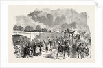 Ascot Races, 1851, Sketch on the Road, Staines Bridge, UK, Horse Racing, Equestrian by Anonymous