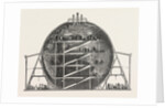 Mr. Wyld's Model of the Earth, Sectional View by Anonymous