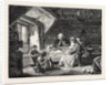 Exhibition of the British Institution, the Grace; Saying a Prayer Before Dinner by Anonymous