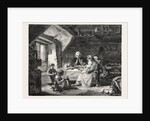 Exhibition of the British Institution, the Grace; Saying a Prayer Before Dinner by Anonymous