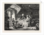 Exhibition of the British Institution, the Grace; Saying a Prayer Before Dinner by Anonymous