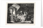 Exhibition of the British Institution, the Grace; Saying a Prayer Before Dinner by Anonymous
