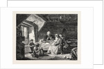 Exhibition of the British Institution, the Grace; Saying a Prayer Before Dinner by Anonymous