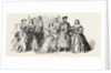 Costumes Worn by the Countess of Strathmore, Lady Adeliza Fitzalan Howard, Mrs. Daniell, Baron Brunnow, Baroness Brunnow by Anonymous