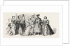 Costumes Worn by the Countess of Strathmore, Lady Adeliza Fitzalan Howard, Mrs. Daniell, Baron Brunnow, Baroness Brunnow by Anonymous