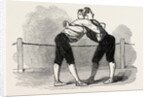 Old English Sports at Saville House, Leicester Square, London: Westmoreland Wrestling the Hold by Anonymous