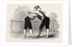 Old English Sports at Saville House, Leicester Square, London: Westmoreland Wrestling the Hold by Anonymous